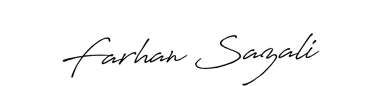 if you are searching for the best signature style for your name Farhan Sazali. so please give up your signature search. here we have designed multiple signature styles  using Antro_Vectra_Bolder. Farhan Sazali signature style 7 images and pictures png