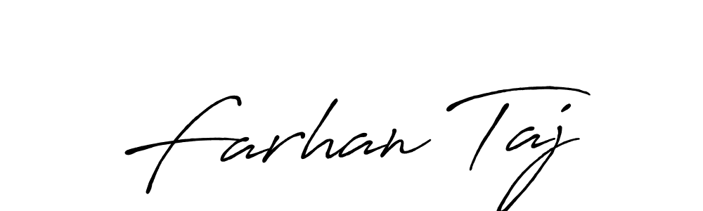 Make a short Farhan Taj signature style. Manage your documents anywhere anytime using Antro_Vectra_Bolder. Create and add eSignatures, submit forms, share and send files easily. Farhan Taj signature style 7 images and pictures png