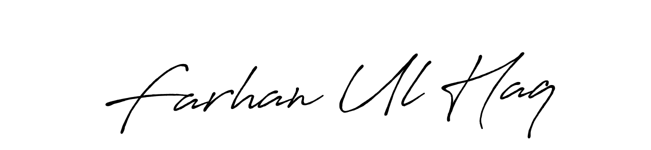 How to make Farhan Ul Haq signature? Antro_Vectra_Bolder is a professional autograph style. Create handwritten signature for Farhan Ul Haq name. Farhan Ul Haq signature style 7 images and pictures png