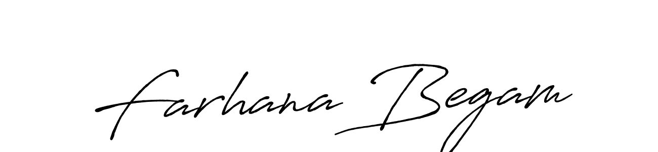 Also we have Farhana Begam name is the best signature style. Create professional handwritten signature collection using Antro_Vectra_Bolder autograph style. Farhana Begam signature style 7 images and pictures png