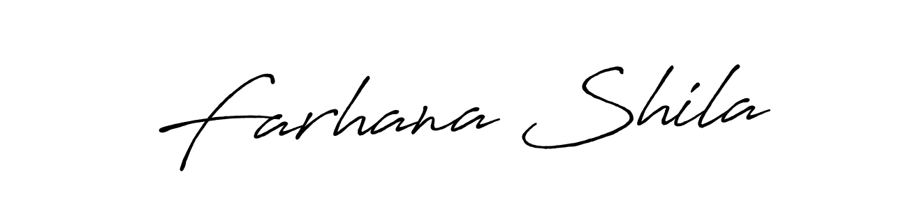Similarly Antro_Vectra_Bolder is the best handwritten signature design. Signature creator online .You can use it as an online autograph creator for name Farhana Shila. Farhana Shila signature style 7 images and pictures png