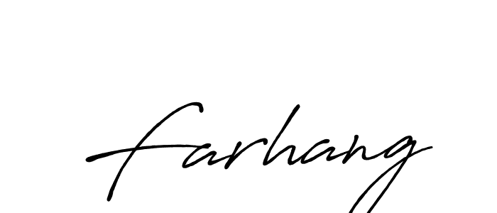Farhang stylish signature style. Best Handwritten Sign (Antro_Vectra_Bolder) for my name. Handwritten Signature Collection Ideas for my name Farhang. Farhang signature style 7 images and pictures png