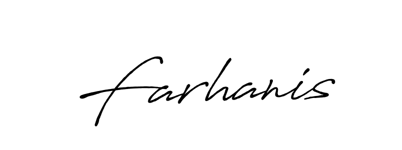 The best way (Antro_Vectra_Bolder) to make a short signature is to pick only two or three words in your name. The name Farhanis include a total of six letters. For converting this name. Farhanis signature style 7 images and pictures png