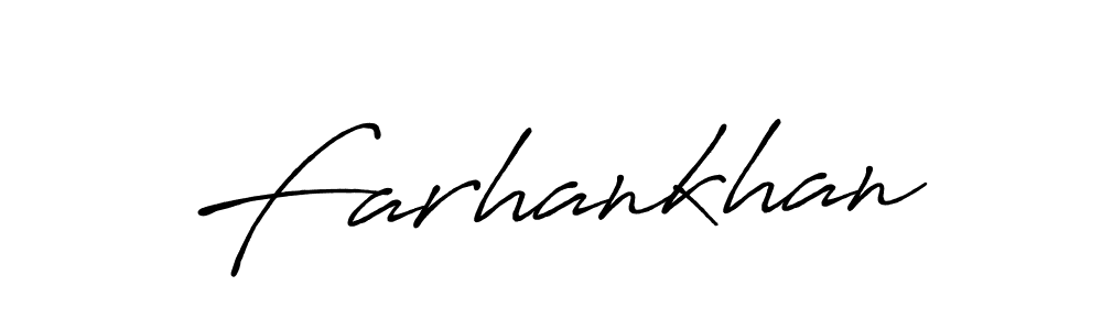 Make a beautiful signature design for name Farhankhan. Use this online signature maker to create a handwritten signature for free. Farhankhan signature style 7 images and pictures png