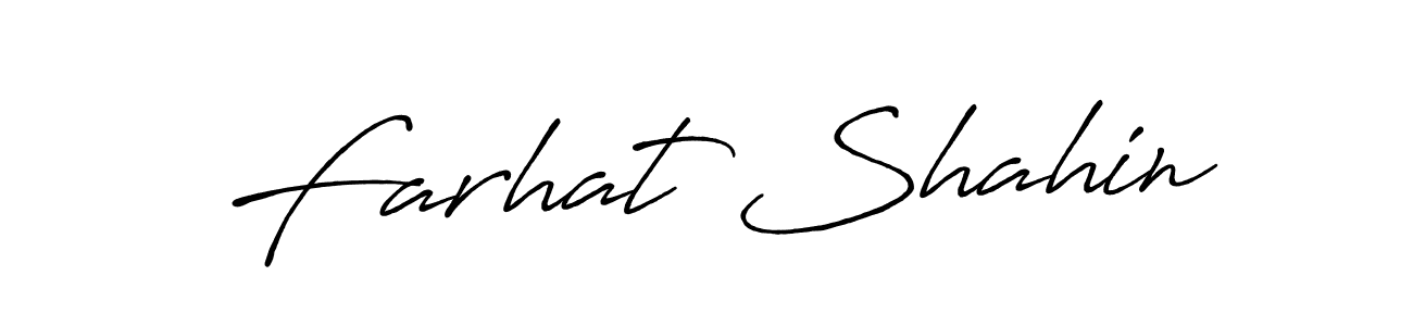 Here are the top 10 professional signature styles for the name Farhat Shahin. These are the best autograph styles you can use for your name. Farhat Shahin signature style 7 images and pictures png