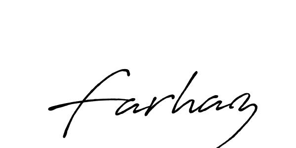 How to make Farhaz signature? Antro_Vectra_Bolder is a professional autograph style. Create handwritten signature for Farhaz name. Farhaz signature style 7 images and pictures png
