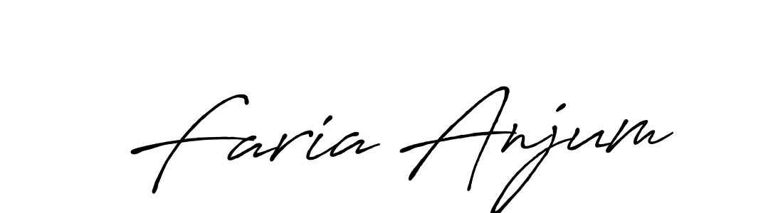 You can use this online signature creator to create a handwritten signature for the name Faria Anjum. This is the best online autograph maker. Faria Anjum signature style 7 images and pictures png