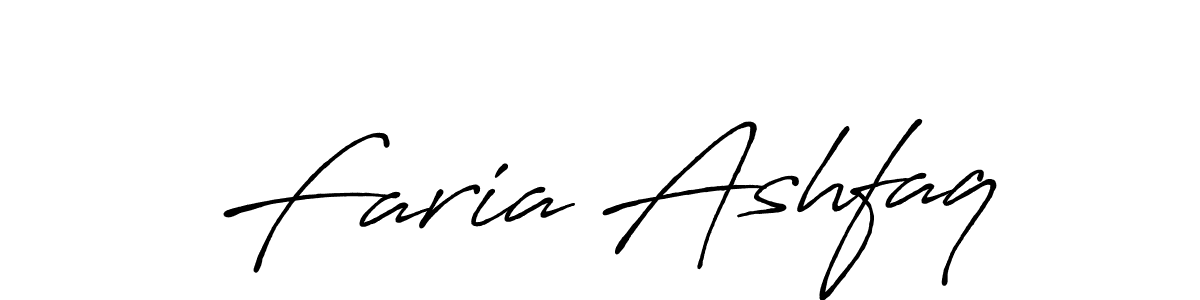 You should practise on your own different ways (Antro_Vectra_Bolder) to write your name (Faria Ashfaq) in signature. don't let someone else do it for you. Faria Ashfaq signature style 7 images and pictures png