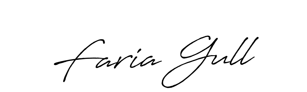 Similarly Antro_Vectra_Bolder is the best handwritten signature design. Signature creator online .You can use it as an online autograph creator for name Faria Gull. Faria Gull signature style 7 images and pictures png