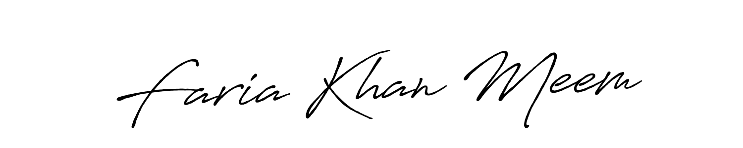 Check out images of Autograph of Faria Khan Meem name. Actor Faria Khan Meem Signature Style. Antro_Vectra_Bolder is a professional sign style online. Faria Khan Meem signature style 7 images and pictures png
