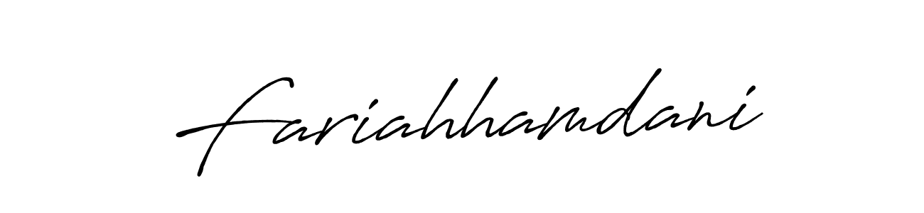 You should practise on your own different ways (Antro_Vectra_Bolder) to write your name (Fariahhamdani) in signature. don't let someone else do it for you. Fariahhamdani signature style 7 images and pictures png