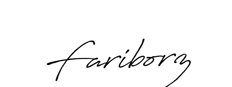 Also You can easily find your signature by using the search form. We will create Fariborz name handwritten signature images for you free of cost using Antro_Vectra_Bolder sign style. Fariborz signature style 7 images and pictures png