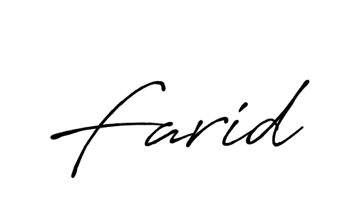 The best way (Antro_Vectra_Bolder) to make a short signature is to pick only two or three words in your name. The name Farid include a total of six letters. For converting this name. Farid signature style 7 images and pictures png