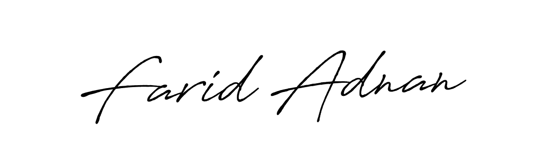 This is the best signature style for the Farid Adnan name. Also you like these signature font (Antro_Vectra_Bolder). Mix name signature. Farid Adnan signature style 7 images and pictures png