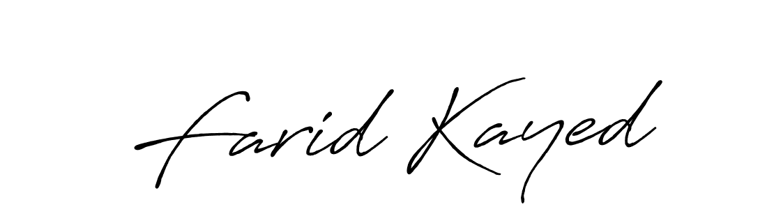 Antro_Vectra_Bolder is a professional signature style that is perfect for those who want to add a touch of class to their signature. It is also a great choice for those who want to make their signature more unique. Get Farid Kayed name to fancy signature for free. Farid Kayed signature style 7 images and pictures png