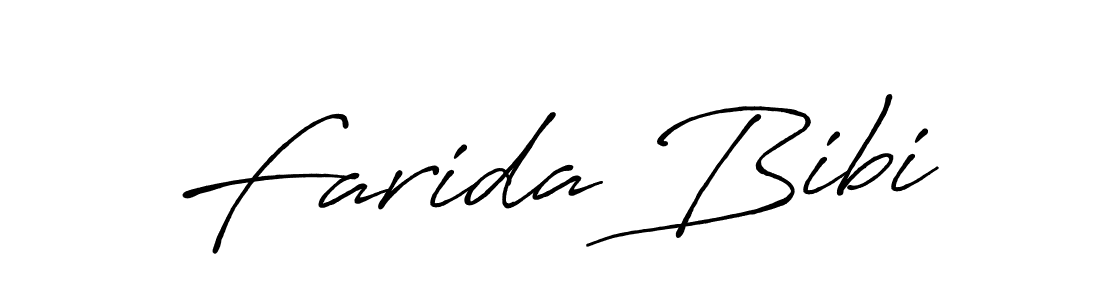 Antro_Vectra_Bolder is a professional signature style that is perfect for those who want to add a touch of class to their signature. It is also a great choice for those who want to make their signature more unique. Get Farida Bibi name to fancy signature for free. Farida Bibi signature style 7 images and pictures png