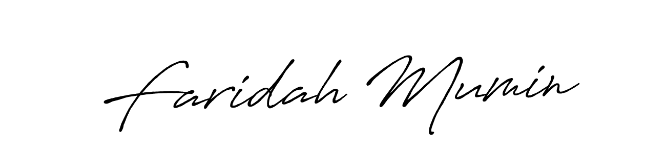 Make a short Faridah Mumin signature style. Manage your documents anywhere anytime using Antro_Vectra_Bolder. Create and add eSignatures, submit forms, share and send files easily. Faridah Mumin signature style 7 images and pictures png