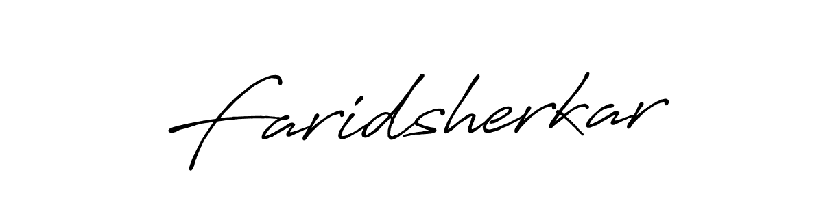 Also we have Faridsherkar name is the best signature style. Create professional handwritten signature collection using Antro_Vectra_Bolder autograph style. Faridsherkar signature style 7 images and pictures png