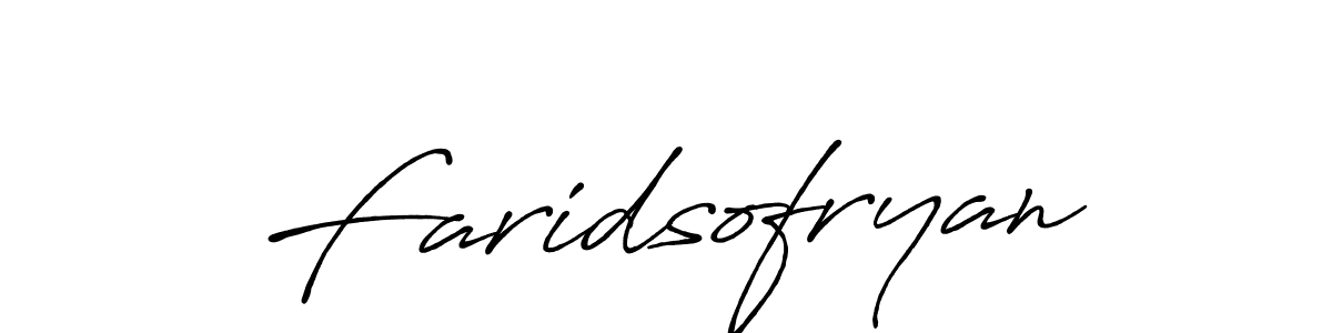 if you are searching for the best signature style for your name Faridsofryan. so please give up your signature search. here we have designed multiple signature styles  using Antro_Vectra_Bolder. Faridsofryan signature style 7 images and pictures png