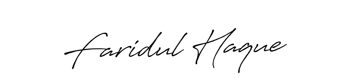 This is the best signature style for the Faridul Haque name. Also you like these signature font (Antro_Vectra_Bolder). Mix name signature. Faridul Haque signature style 7 images and pictures png