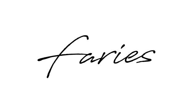 Similarly Antro_Vectra_Bolder is the best handwritten signature design. Signature creator online .You can use it as an online autograph creator for name Faries. Faries signature style 7 images and pictures png