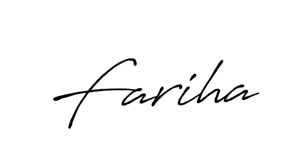 Make a beautiful signature design for name Fariha. Use this online signature maker to create a handwritten signature for free. Fariha signature style 7 images and pictures png