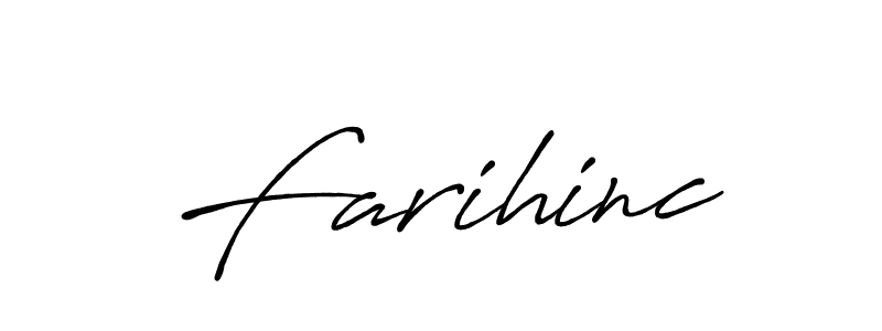 Here are the top 10 professional signature styles for the name Farihinc. These are the best autograph styles you can use for your name. Farihinc signature style 7 images and pictures png