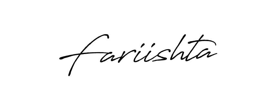 Fariishta stylish signature style. Best Handwritten Sign (Antro_Vectra_Bolder) for my name. Handwritten Signature Collection Ideas for my name Fariishta. Fariishta signature style 7 images and pictures png