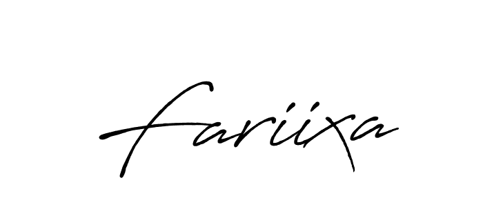 Fariixa stylish signature style. Best Handwritten Sign (Antro_Vectra_Bolder) for my name. Handwritten Signature Collection Ideas for my name Fariixa. Fariixa signature style 7 images and pictures png