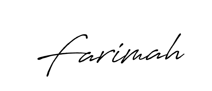 Make a beautiful signature design for name Farimah. Use this online signature maker to create a handwritten signature for free. Farimah signature style 7 images and pictures png