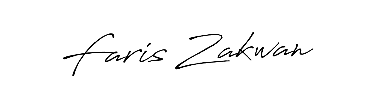 It looks lik you need a new signature style for name Faris Zakwan. Design unique handwritten (Antro_Vectra_Bolder) signature with our free signature maker in just a few clicks. Faris Zakwan signature style 7 images and pictures png