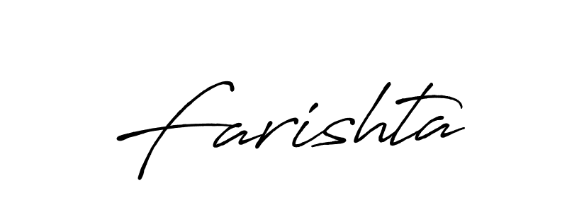 Make a beautiful signature design for name Farishta. Use this online signature maker to create a handwritten signature for free. Farishta signature style 7 images and pictures png