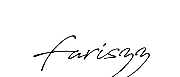 Fariszz stylish signature style. Best Handwritten Sign (Antro_Vectra_Bolder) for my name. Handwritten Signature Collection Ideas for my name Fariszz. Fariszz signature style 7 images and pictures png