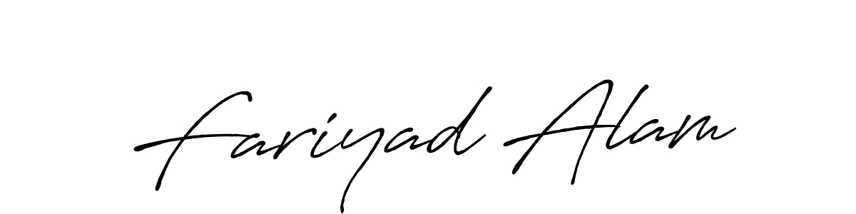 Make a beautiful signature design for name Fariyad Alam. Use this online signature maker to create a handwritten signature for free. Fariyad Alam signature style 7 images and pictures png