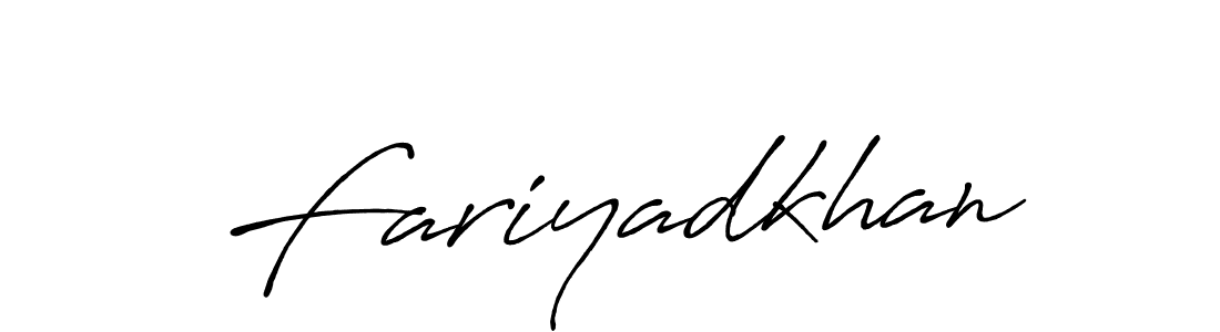 It looks lik you need a new signature style for name Fariyadkhan. Design unique handwritten (Antro_Vectra_Bolder) signature with our free signature maker in just a few clicks. Fariyadkhan signature style 7 images and pictures png