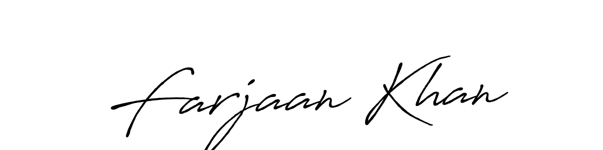 Also we have Farjaan Khan name is the best signature style. Create professional handwritten signature collection using Antro_Vectra_Bolder autograph style. Farjaan Khan signature style 7 images and pictures png
