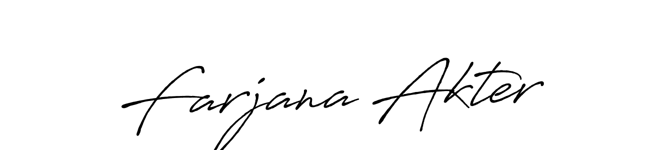 How to Draw Farjana Akter signature style? Antro_Vectra_Bolder is a latest design signature styles for name Farjana Akter. Farjana Akter signature style 7 images and pictures png