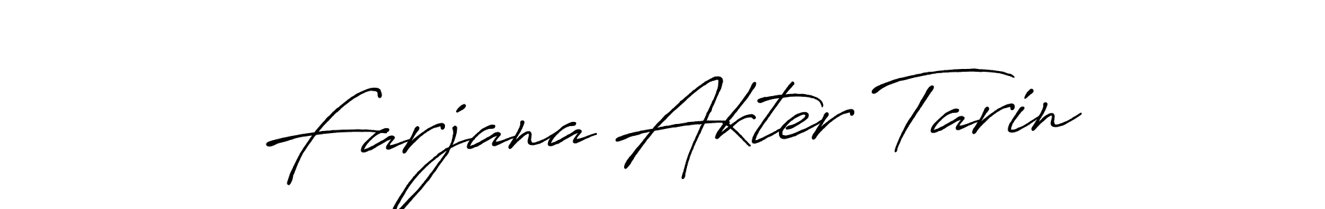 Similarly Antro_Vectra_Bolder is the best handwritten signature design. Signature creator online .You can use it as an online autograph creator for name Farjana Akter Tarin. Farjana Akter Tarin signature style 7 images and pictures png