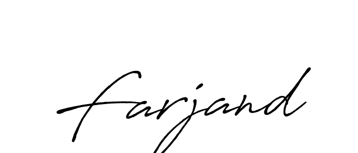 Also we have Farjand name is the best signature style. Create professional handwritten signature collection using Antro_Vectra_Bolder autograph style. Farjand signature style 7 images and pictures png