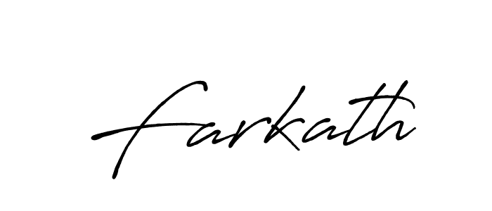 How to make Farkath signature? Antro_Vectra_Bolder is a professional autograph style. Create handwritten signature for Farkath name. Farkath signature style 7 images and pictures png