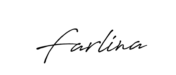 Also You can easily find your signature by using the search form. We will create Farlina name handwritten signature images for you free of cost using Antro_Vectra_Bolder sign style. Farlina signature style 7 images and pictures png