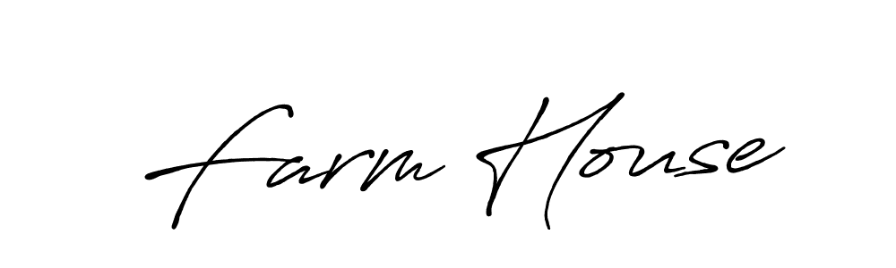 It looks lik you need a new signature style for name Farm House. Design unique handwritten (Antro_Vectra_Bolder) signature with our free signature maker in just a few clicks. Farm House signature style 7 images and pictures png