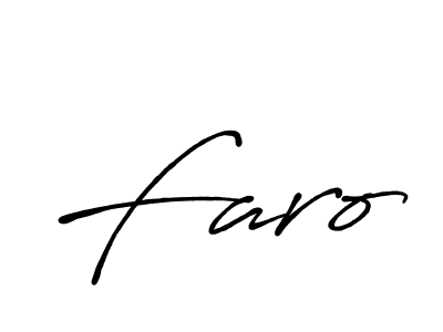 You should practise on your own different ways (Antro_Vectra_Bolder) to write your name (Faro) in signature. don't let someone else do it for you. Faro signature style 7 images and pictures png