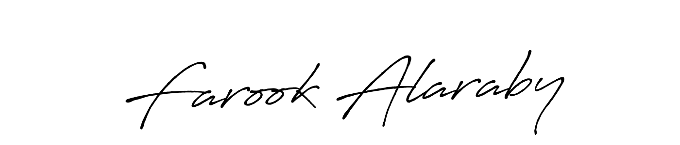 The best way (Antro_Vectra_Bolder) to make a short signature is to pick only two or three words in your name. The name Farook Alaraby include a total of six letters. For converting this name. Farook Alaraby signature style 7 images and pictures png