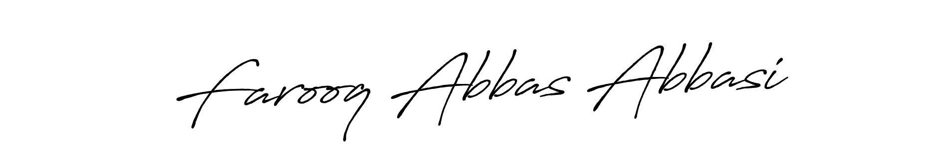 Farooq Abbas Abbasi stylish signature style. Best Handwritten Sign (Antro_Vectra_Bolder) for my name. Handwritten Signature Collection Ideas for my name Farooq Abbas Abbasi. Farooq Abbas Abbasi signature style 7 images and pictures png