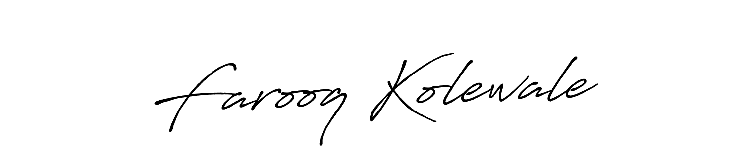 Create a beautiful signature design for name Farooq Kolewale. With this signature (Antro_Vectra_Bolder) fonts, you can make a handwritten signature for free. Farooq Kolewale signature style 7 images and pictures png