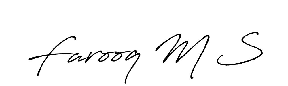 See photos of Farooq M S official signature by Spectra . Check more albums & portfolios. Read reviews & check more about Antro_Vectra_Bolder font. Farooq M S signature style 7 images and pictures png
