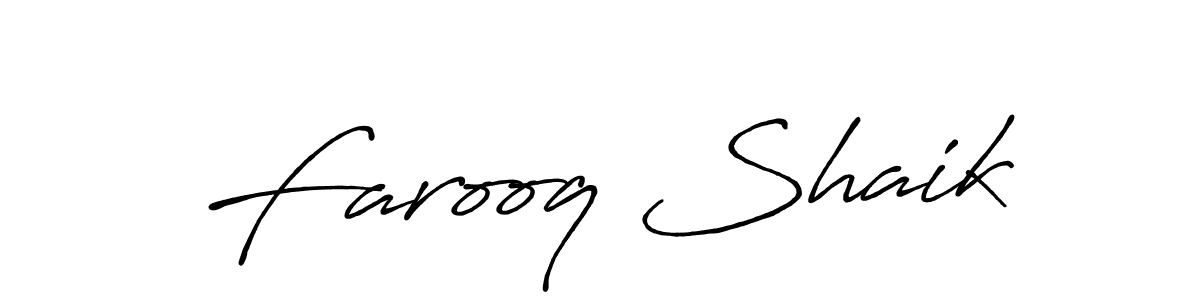 if you are searching for the best signature style for your name Farooq Shaik. so please give up your signature search. here we have designed multiple signature styles  using Antro_Vectra_Bolder. Farooq Shaik signature style 7 images and pictures png