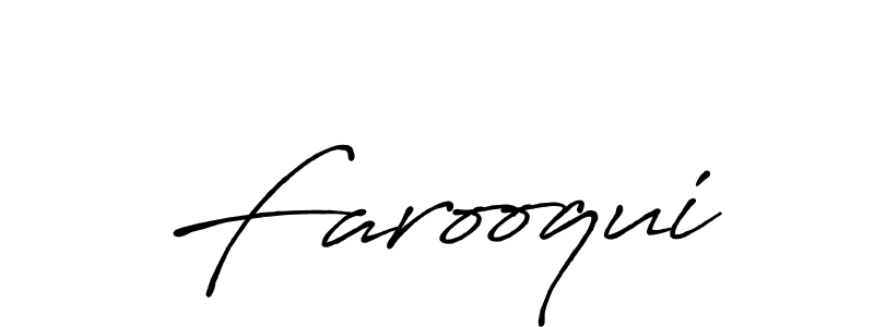 How to make Farooqui name signature. Use Antro_Vectra_Bolder style for creating short signs online. This is the latest handwritten sign. Farooqui signature style 7 images and pictures png