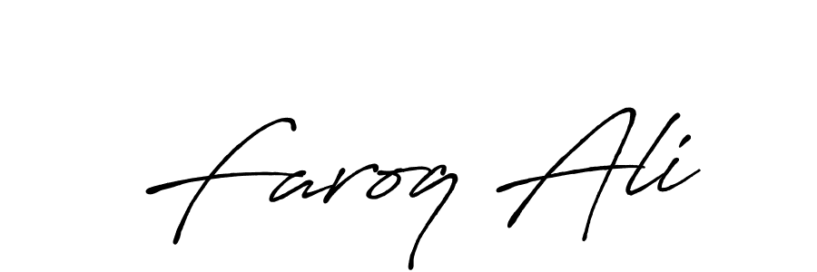 How to make Faroq Ali signature? Antro_Vectra_Bolder is a professional autograph style. Create handwritten signature for Faroq Ali name. Faroq Ali signature style 7 images and pictures png